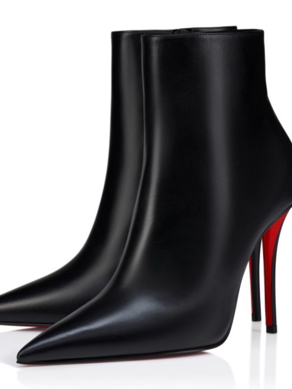 Christian Louboutin Black Leather Miss Z Booty